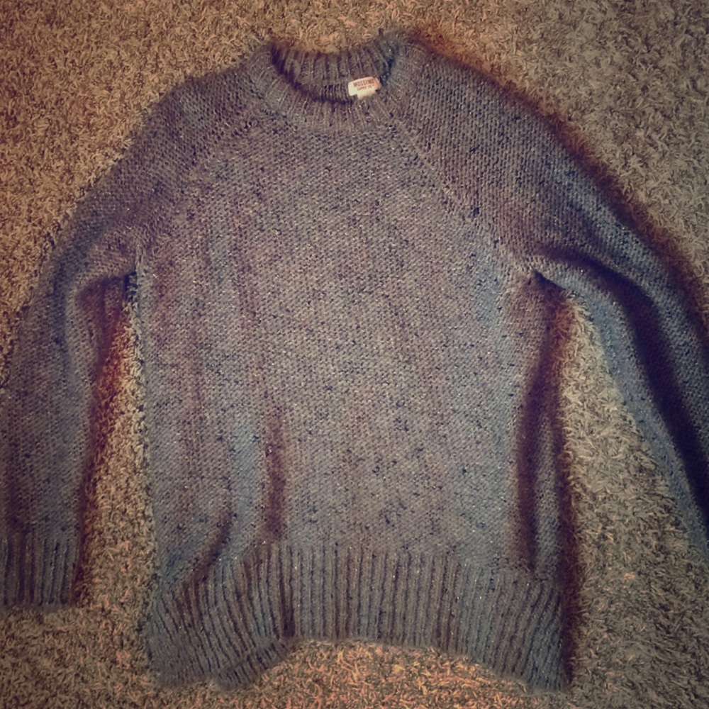 Gray sparkle sweater
